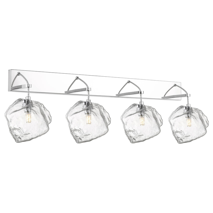 63131LED'sP-MSS/CLR 4 Light Wall / Vanity in Mirrored