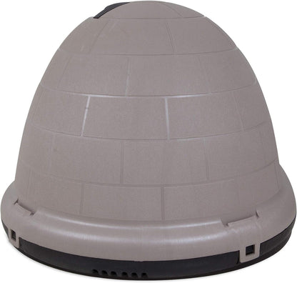 Petmate Indigo Dog House (Igloo Dog House, Made in USA with 90% Recycled Materials, All-Weather Protection Pet Shelter) for XL Dogs -90 to 125 pounds, Made in USA