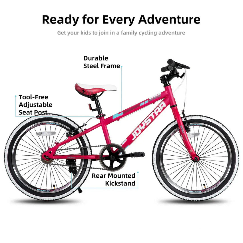 JOYSTAR Lubbock 20" 24" Kids Mountain Bike Single Speed Bicycle