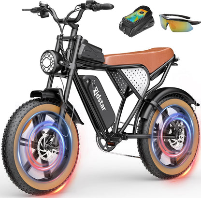 Electric Bike Q20, 2000W, 37Mph, 20" Fat Tires
