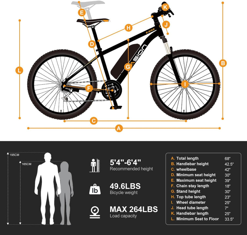 Eb5 Electric Bike 500W Motor 40Miles 20Mph