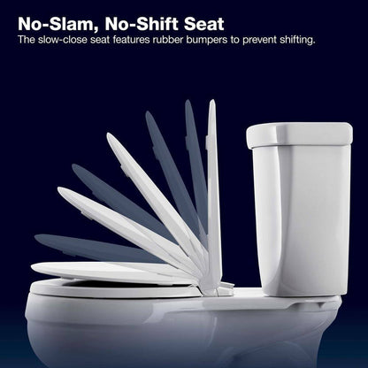 KOHLER Highline Arc Extra Tall Elongated Toilet 1.28 GPF White with Seat