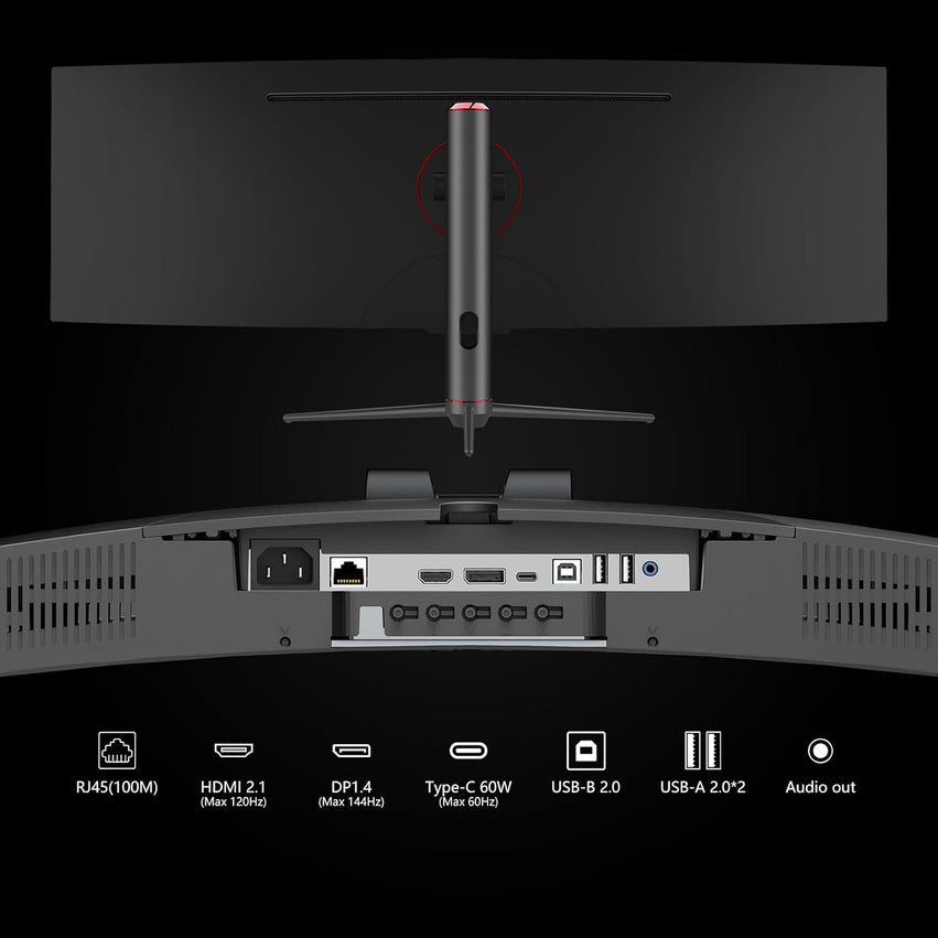 INNOCN 49" Curved Gaming Monitor, 144Hz, HDR400, USB-C, 49C1G