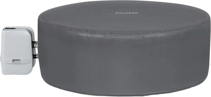 Inflatable Hot Tub Spa (71" x 26") | Portable Hot Tub with 2 Covers (1 Energy-Efficient Thermal Cover and 1 Standard Cover) | Fits Up to 2-4 Persons | Black