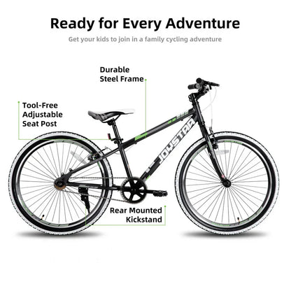 JOYSTAR Lubbock 20" 24" Kids Mountain Bike Single Speed Bicycle