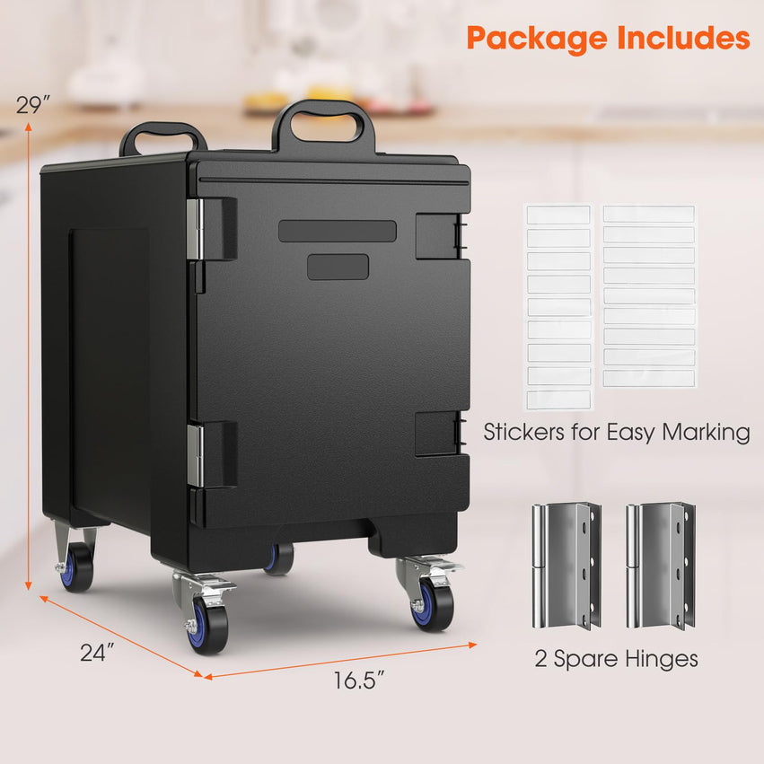 Insulated Food Pan Carrier for 5 Full-size Pans