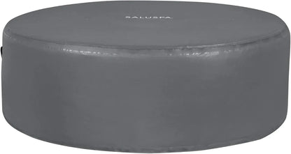 Inflatable Hot Tub Spa (71" x 26") | Portable Hot Tub with 2 Covers (1 Energy-Efficient Thermal Cover and 1 Standard Cover) | Fits Up to 2-4 Persons | Black
